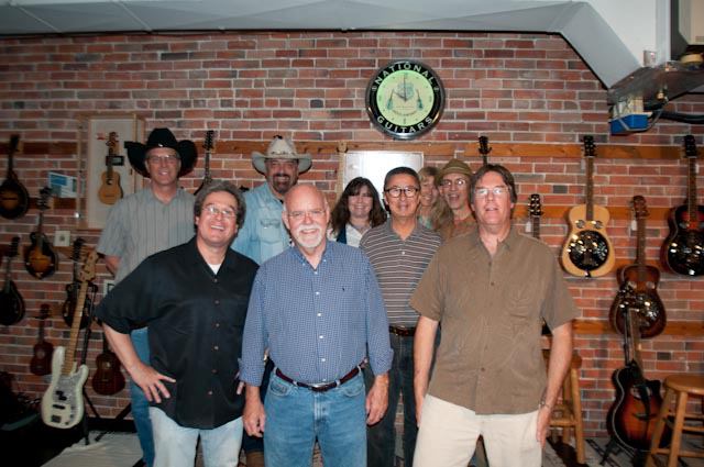 back:  Jeff Graves, Jon Chandler, Julia Hays, Ernie Martinez, Nancy Cook (far back), Bob Juneman;  Front:  Raul Reynoso, Charlie Hall, Kit Simon