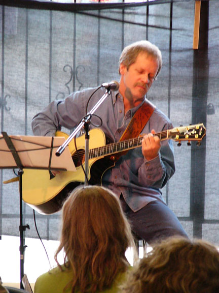 J.J. Fraser playing at Acoustic Music Revival